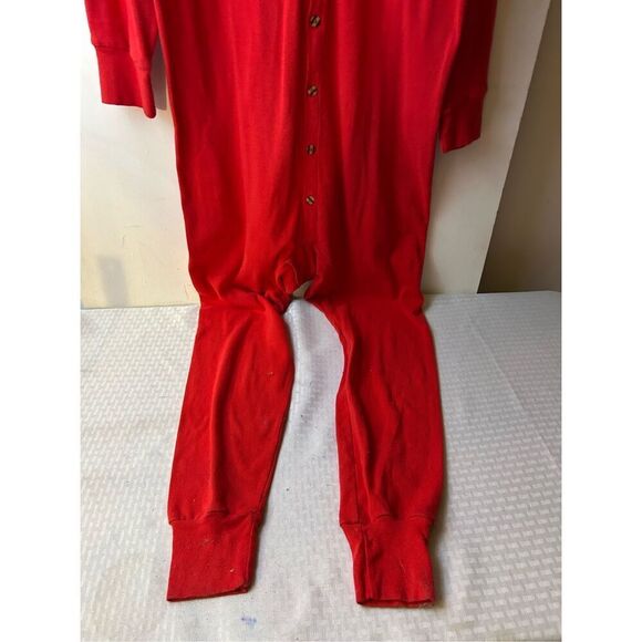 White Mountain Traders Union Suit Red Medium M - Picture 2 of 8
